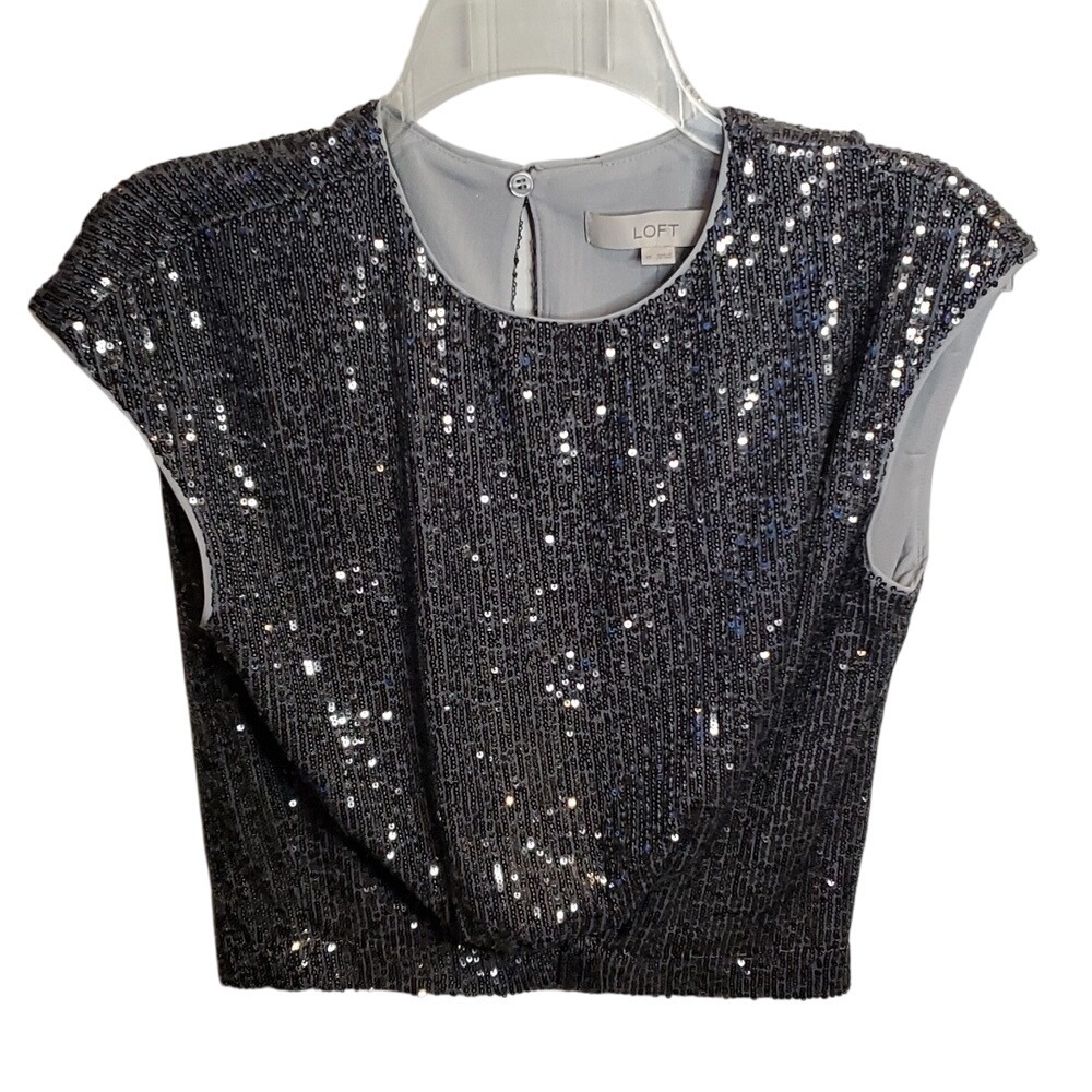 NWT Loft Sequin TOP size XS